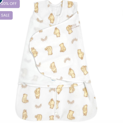 HALO Disney™ Winnie the Pooh Sunshine Wearable Blanket Micro-Fleece TOG 1.0