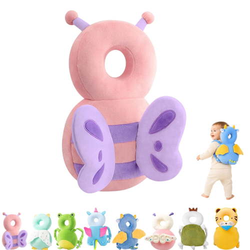 Ymbolf Baby Head Protector Backpack, 6-24M+, Dinosaur Toddler Pillow