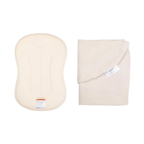 Lounger Curve + Muslin Cover Set | Natural