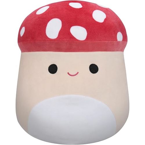 Squishmallows Original 16-Inch Malcolm Mushroom - Official Jazwares Large Plush
