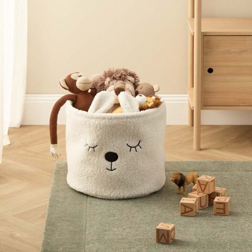Snowdrop Rabbit Basket – Soft Storage for Kids | Mocka