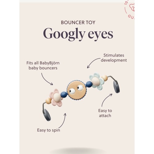 BabyBjörn Toy for Bouncer – Googly eyes