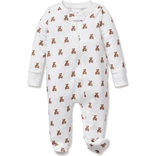 Teddy Pima Cotton Romper, 6-9M