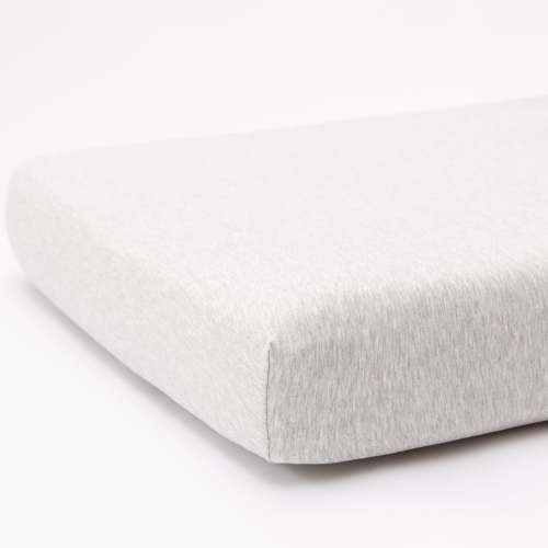 Heather Gray Crib Sheet
