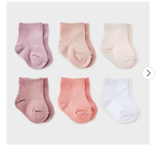 Baby Newborn Socks 0-12M | Soft Cotton Sizes