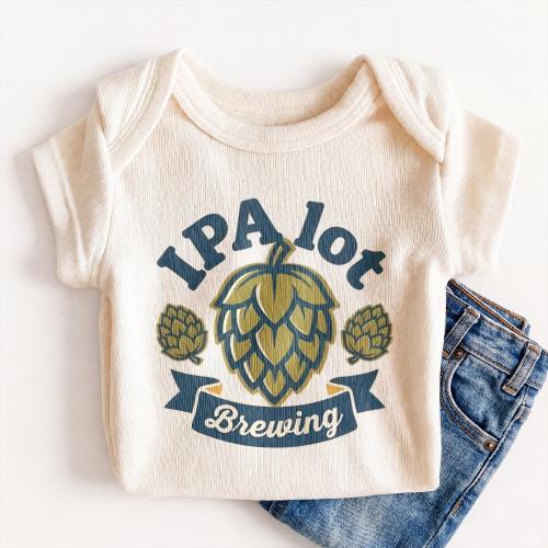 IPA Lot Brewing Baby Onesies®  - Funny Craft Beer Lover Bodysuit