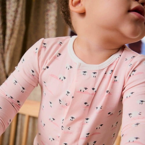 Magnetic Footie-Pink Baa Baa Baby