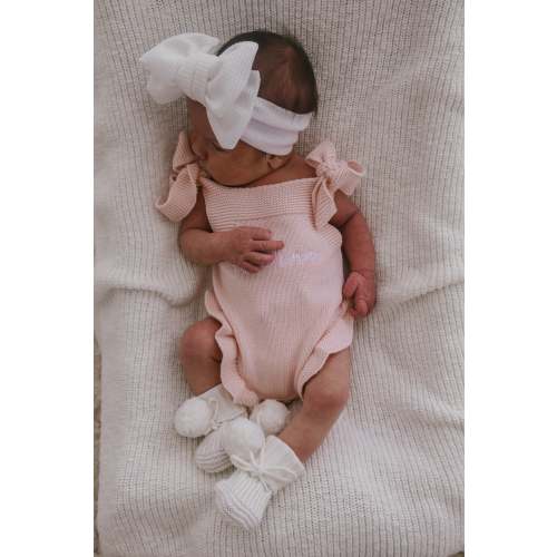 FLO FRILL ROMPER | PINK – Petite Co au