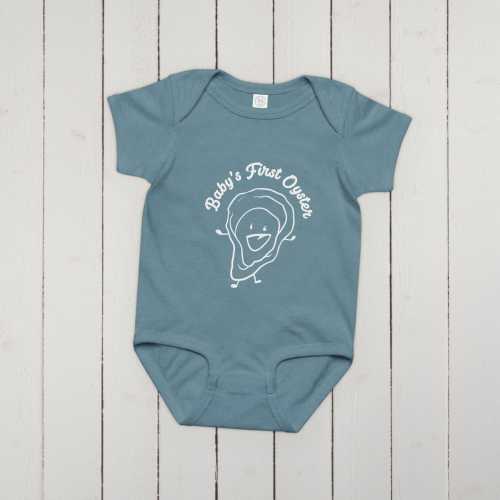 Oyster Baby Onesie: Baby's First Oyster