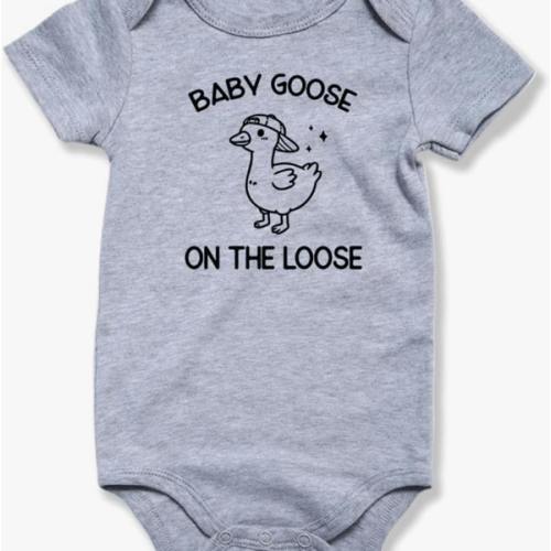 hrcfbk Newborn Infant Baby Boys Girls Bodysuit Short Sleeve Funny Letters Print Romper Reveal Pregnancy Announcement Clothes