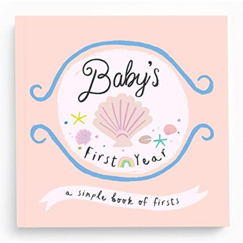 Lucy Darling Little Beach Babe Baby Memory Book – First 5 Years Journal & Photo Album, Baby Girl Keepsake, Unique Scrapbook Album, Mom Gift