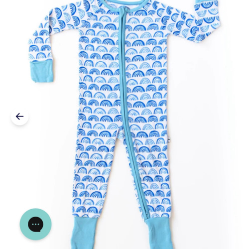 Blue Rainbows Zippy - Little Sleepies