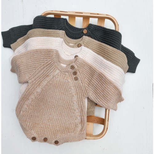 Elliot Knitted Jumper – Olive and Cradle