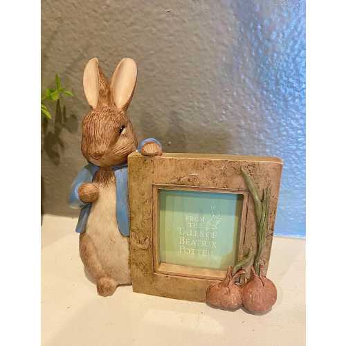 Beatrix Potter vintage Rabbit Frame Charpente 2x 2 inch Tales of B Potter baby room toddler nursery shower gift