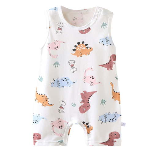 Baby Bodysuits Unisex Bodysuit Boys Girls Clothes for 0-6 Months Preemie eeveless Summer Clothes For Babies 1 18 Months Old Both Boys And Girls Light And Thin With A Closed Crotch