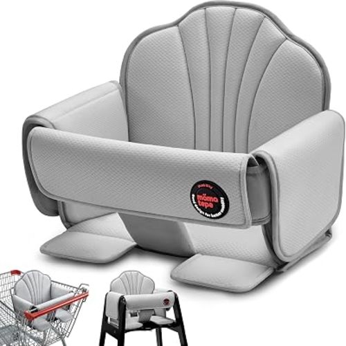 Padded Shopping Cart Cover for Baby, Grey
