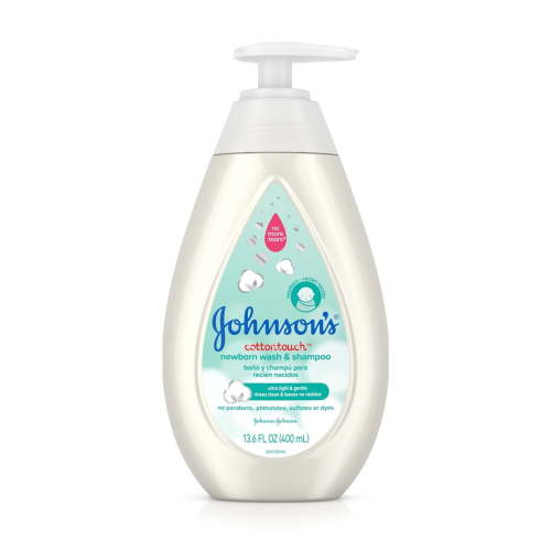 Johnson's Cotton Touch Newborn Baby Wash & Shampoo (Pack of 5)