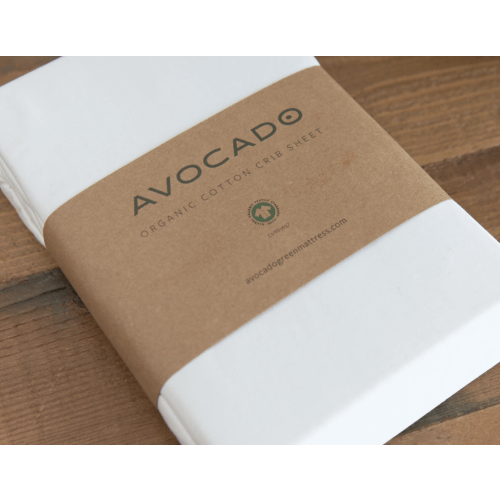 Organic Cotton Crib Sheets | Gentle & Safe | Avocado Green Mattress