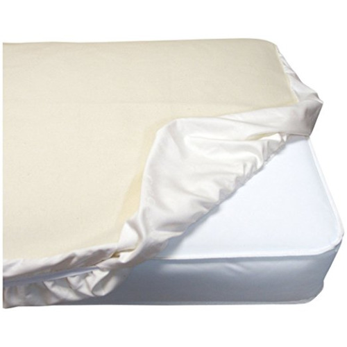 Naturepedic Waterproof Fitted Crib Pad, 28x52