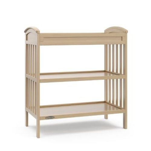 Graco Benton Changing Table with Water-Resistant Changing Pad Driftwood
