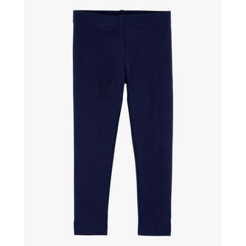 Baby Girl Cotton Stretch Leggings - Navy | Carter's
