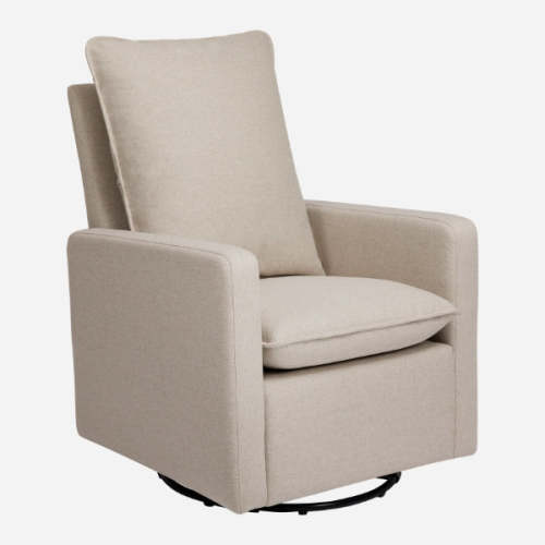 Cali Pillowback Swivel Glider - Performance Beach Eco-Weave