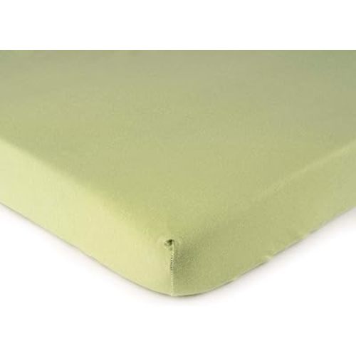 SheetWorld Baby Fitted Bassinet Sheet Fits Nuna Mixx 12 x 29 inches, 100% Cotton Jersey Hypoallergenic Sheet, Unisex Boy Girl, Solid Sage, Made in USA