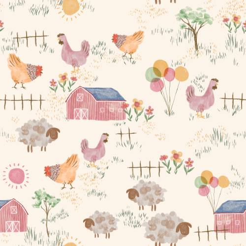 Floral Chicken Farm Baby Crib Blanket, Nursing Pillow Cover, Newborn Gift, Meadow Changing Pad Cover, Crib Sheet, Girl Muslin Swaddle, Lovie