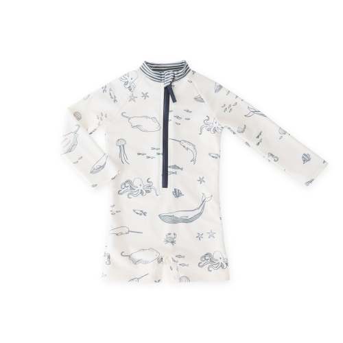 Swim Long Sleeve One-Piece - Life Aquatic – Pehr