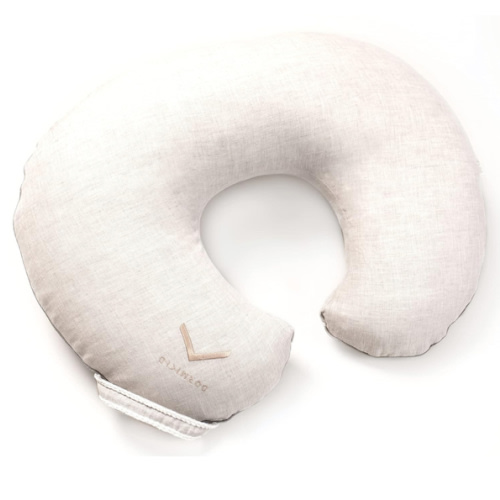 Organic Cover for Nursing Pillow • Premium Quality 100% Cotton Oeko-Tex Standard • Cover for Breastfeeding and Bottle Feeding Pillow • Soft and Breathable • Only Cover (Cream waffle)