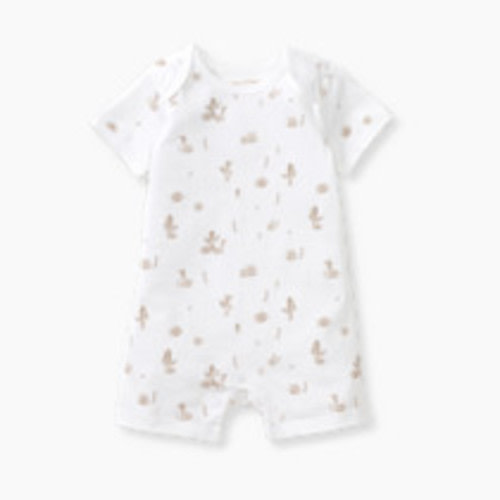 Burt's Bees Baby Organic Cotton Desert Life Romper - Fossil Desert Life, 3-6 M