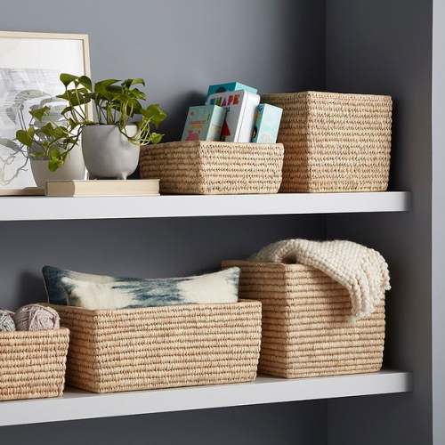 Hand-Woven Palm Leaf Baskets