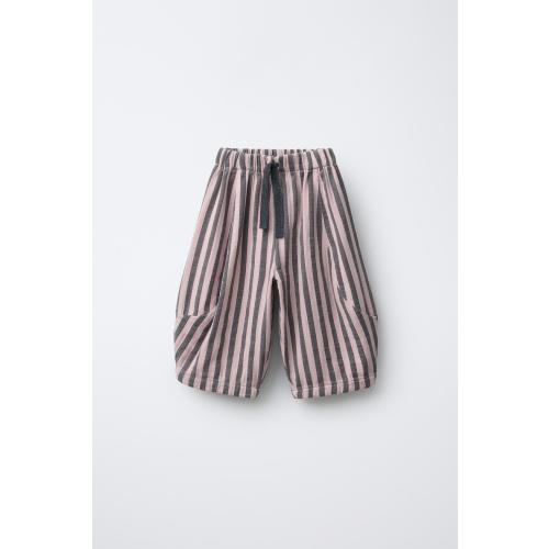 STRIPED PANTS - Gray | ZARA United States