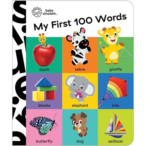 Baby Einstein - My First 100 Words - Early Learning Vocabulary Board Book - PI Kids