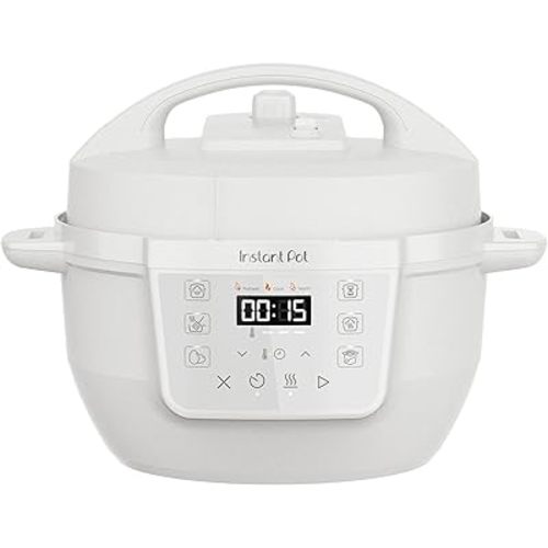 Instant Pot 4QT RIO Mini 7-in-1 Multi-Cooker, Pressure Cooker, Slow cook, Sauté, Steam, Rice Maker, Yogurt, & Warmer, Sea Salt, 4 Quarts