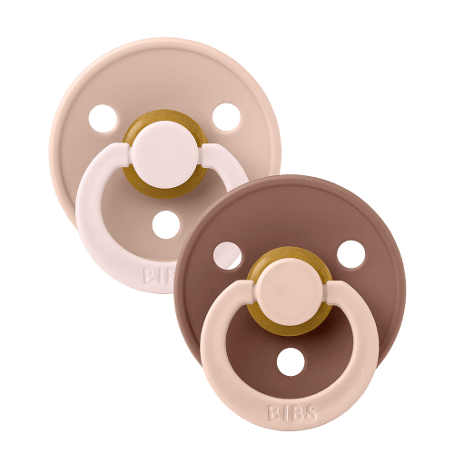 STUDIO Colour Pacifiers 2 Pack Fusion - Blush Woodchuck mix