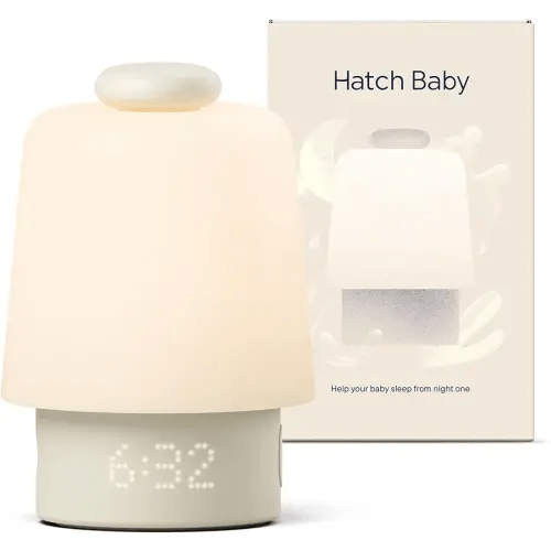 Hatch Baby Sound Machine, Night Light | Hatch Baby | Sleep Support | Registry Essential, Routine Builder, Time-to-Rise Alarm Clock, White Noise, Nursery Stories, Toddler Kids (Wi-Fi) (Putty)