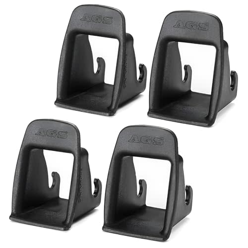 4 PCS ISOFIX Interface Belt Latch Guide, Car Child Seat Belt Bracket Connector Locater Guides, Universal ISOFIX Interface Buckle Fixed Guide Groove for Baby Safety Chair