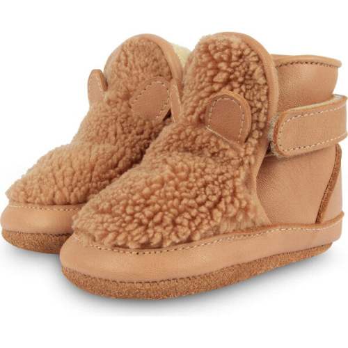 Richy Lining & Teddy Bear Curly Faux Fur Boots, Truffle - Donsje Amsterdam Shoes & Booties | Maisonette