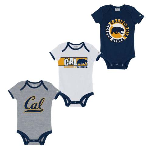 U.C. Berkeley Cal Champion infant onesie-White