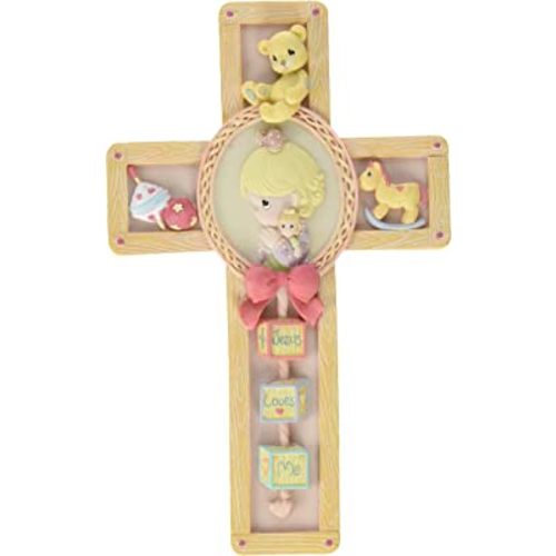 Jesus Loves Me Cross Girl - Precious Moments 701092