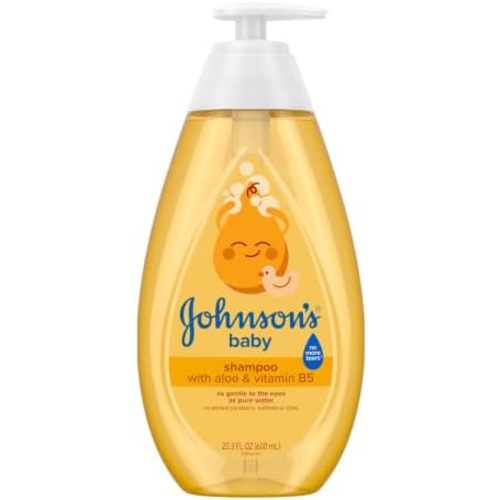 Johnson's Baby Shampoo with Aloe & Vitamin B5, Tear-Free, 20.3 fl. oz