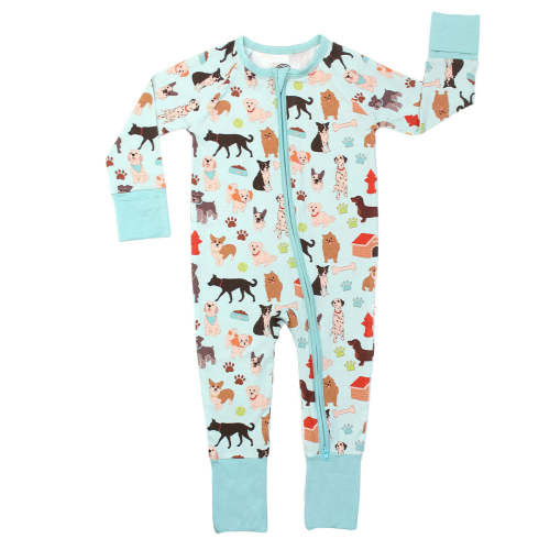 Dogs Bark Bamboo Convertible Baby Pajamas – Emerson and Friends