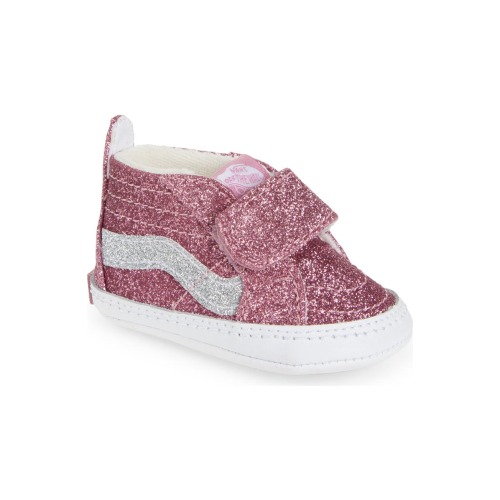 Sk8-Hi Glitter Crib Shoe, 3 M