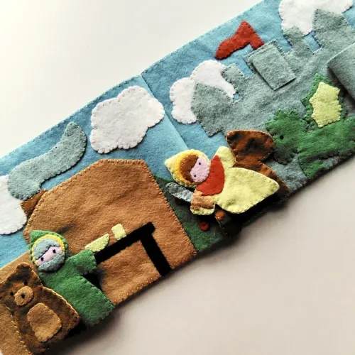 St George and St Seraphim Quiet Book DIY Kit — Draw Near Designs