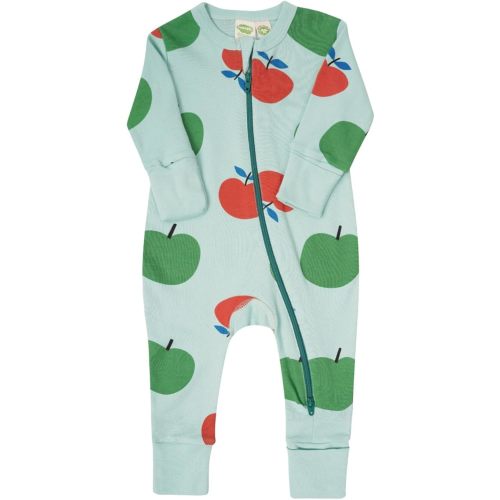 PARADE Organic Holiday Print '2-Way' Zip Romper