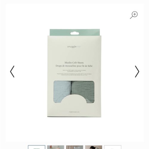 Muslin Crib Sheets | Bluebell + Slate