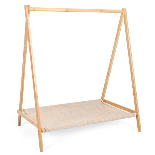golytefs Wood Clothes Rack Foldable Clothing Rack Garment Rack For Entryway And Bed Room
