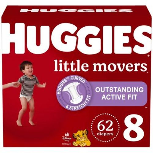 Huggies Little Movers Baby Disposable Diapers - (Select Size and Count)
