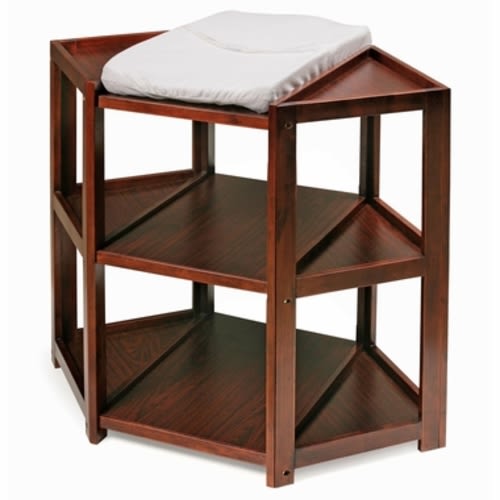 Badger Basket Diaper Corner Baby Changing Table in Cherry FREE SHIPPING